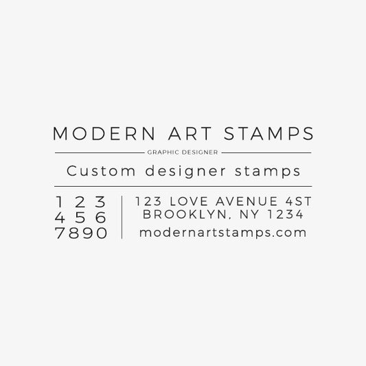 Business Card Stamp