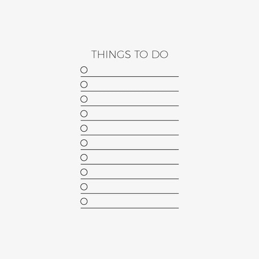 Things To Do Stamp