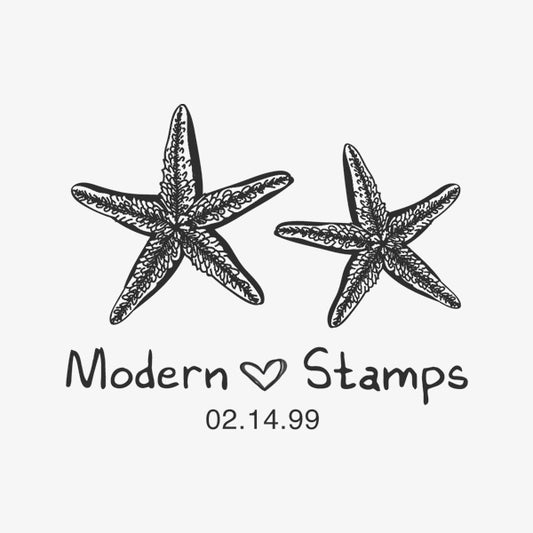 Wedding Starfish Stamp
